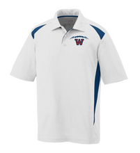 Load image into Gallery viewer, WW-FB-506-5 - Augusta Premier Polo - Football Laces Logo