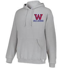 Load image into Gallery viewer, WW-GLAX-091-1 - Russell Athletic Unisex Dri-Power® Hooded Sweatshirt - Woodstock Girls' Lacrosse Logo
