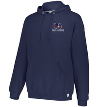 Load image into Gallery viewer, WW-GLAX-091-2 - Russell Athletic Unisex Dri-Power® Hooded Sweatshirt - Wolverines Girls' Lacrosse Logo