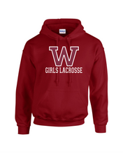 Load image into Gallery viewer, WW-GLAX-301-1 - Gildan-Hoodie - Woodstock Girls Lacrosse Logo