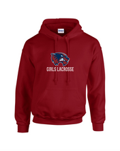 Load image into Gallery viewer, WW-GLAX-301-2 - Gildan-Hoodie - Wolverine Girls Lacrosse Logo