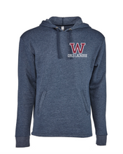 Load image into Gallery viewer, WW-GLAX-314-1 - Next Level Adult PCH Pullover Hoodie - Woodstock Girls Lacrosse Logo