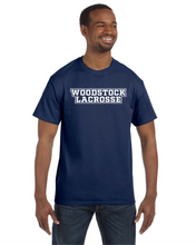 Load image into Gallery viewer, WW-GLAX-535-3- Jerzees Dri-Power Short Sleeve T-Shirt - Woodstock Lacrosse Logo
