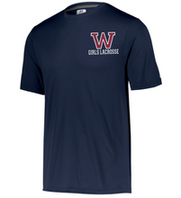 Load image into Gallery viewer, WW-GLAX-556-1 - Russell Dri-Power Core Performance Short Sleeve Tee - Woodstock Girls Lacrosse Logo