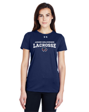 Load image into Gallery viewer, WW-LAX-211-4 - Under Armour Locker Short Sleeve T-Shirt 2.0 - Junior Wolverine LAX Logo