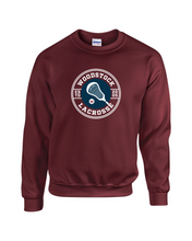 Load image into Gallery viewer, WW-LAX-305-1 - Gildan Adult 8 oz., 50/50 Fleece Crew - Woodstock LAX Circle Logo