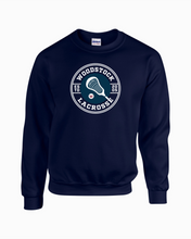 Load image into Gallery viewer, WW-LAX-305-1 - Gildan Adult 8 oz., 50/50 Fleece Crew - Woodstock LAX Circle Logo