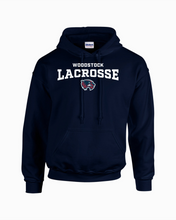 Load image into Gallery viewer, WW-LAX-306-3 - Gildan-Hoodie - Woodstock LAX Wolverine Logo