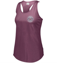 Load image into Gallery viewer, WW-LAX-514-2 - Augusta Ladies Lux Tri-Blend Tank - Woodstock W LAX Logo