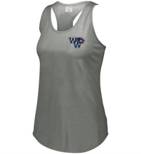 Load image into Gallery viewer, WW-LAX-514-5 - Augusta Ladies Lux Tri-Blend Tank - WW Wolverine Logo