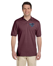 Load image into Gallery viewer, WW-LAX-553-5 - Jerzees 5.6 oz. SpotShield Jersey Polo - WW Wolverine Logo