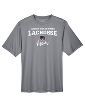 Load image into Gallery viewer, WW-LAX-623-4A - Team 365 Zone Performance Short Sleeve T-Shirt - Junior Wolverine Mom Logo