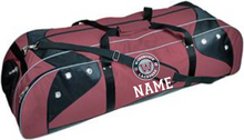 Load image into Gallery viewer, WW-LAX-A05 Martin Sports Deluxe Lacrosse Player's Bag - Woodstock W LAX Logo & Personalized Player Name