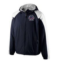 Load image into Gallery viewer, WW-SOC-401-3 - Holloway Homefield Jacket - Woodstock Wolverine Soccer Logo