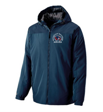 Load image into Gallery viewer, WW-SOC-402-3 - Holloway Bionic Hooded Jacket - Woodstock Wolverine Soccer Logo