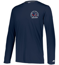 Load image into Gallery viewer, WW-SOC-557-3 - Russell Dri-Power Core Performance Long Sleeve Tee - Woodstock Wolverine Soccer Logo