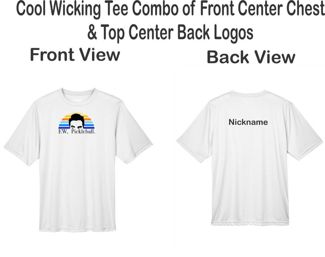 A-Team-103 - Team 365 Zone Performance Short Sleeve T-Shirt - Pickelball A Team Logo & Personalized Nickname