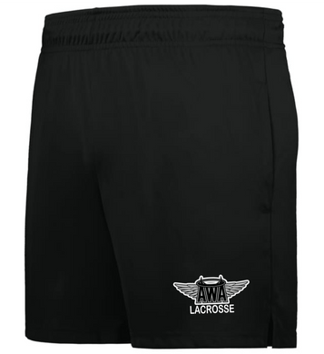 AWA-LAX-734-1 - Holloway Momentum Shorts - (5 Inch Inseam) - AWA Lacrosse Logo