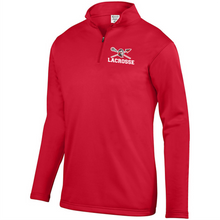 Load image into Gallery viewer, CHS-LAX-102-1 - Augusta 1/4 Zip Wicking Fleece Pullover - Warrior Lacrosse Logo