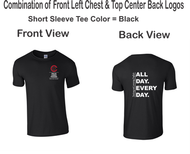 CCT-521-5 - Gildan Adult Softstyle Short Sleeve T-Shirt -  T-Shirt All Day Every Day Logos