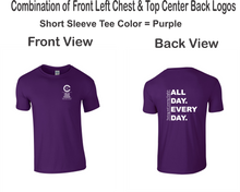 Load image into Gallery viewer, CCT-521-5 - Gildan Adult Softstyle Short Sleeve T-Shirt -  T-Shirt All Day Every Day Logos