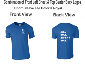 CCT-521-5 - Gildan Adult Softstyle Short Sleeve T-Shirt -  T-Shirt All Day Every Day Logos