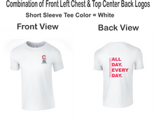 Load image into Gallery viewer, CCT-521-5 - Gildan Adult Softstyle Short Sleeve T-Shirt -  T-Shirt All Day Every Day Logos