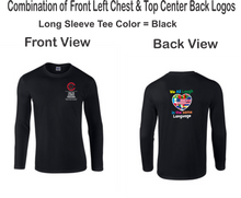 Load image into Gallery viewer, CCT-526-4 - Gildan Adult Softstyle® Long-Sleeve T-Shirt - We All Laugh In the Same Language Logos