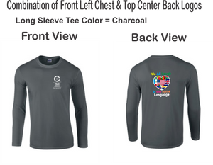 CCT-526-4 - Gildan Adult Softstyle® Long-Sleeve T-Shirt - We All Laugh In the Same Language Logos