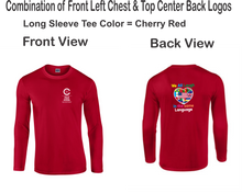 Load image into Gallery viewer, CCT-526-4 - Gildan Adult Softstyle® Long-Sleeve T-Shirt - We All Laugh In the Same Language Logos