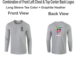 CCT-526-4 - Gildan Adult Softstyle® Long-Sleeve T-Shirt - We All Laugh In the Same Language Logos