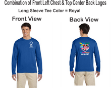 Load image into Gallery viewer, CCT-526-4 - Gildan Adult Softstyle® Long-Sleeve T-Shirt - We All Laugh In the Same Language Logos