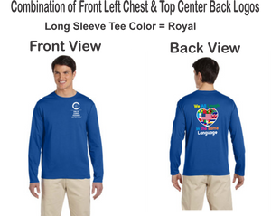 CCT-526-4 - Gildan Adult Softstyle® Long-Sleeve T-Shirt - We All Laugh In the Same Language Logos