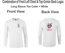 Load image into Gallery viewer, CCT-526-4 - Gildan Adult Softstyle® Long-Sleeve T-Shirt - We All Laugh In the Same Language Logos