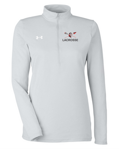 CHS-LAX-113-1 - Under Armour Team Tech Quarter-Zip - Warrior Lacrosse Logo