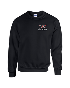 CHS-LAX-305-1 - Gildan Adult 8 oz., 50/50 Fleece Crew -  Warrior Lacrosse Logo
