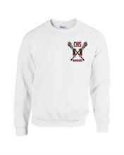 Load image into Gallery viewer, CHS-LAX-305-22 - Gildan Adult 8 oz., 50/50 Fleece Crew -  CHS LAX Sticks Logo