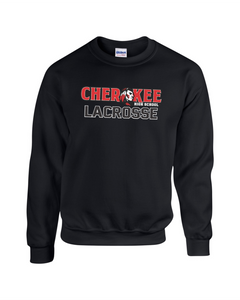 CHS-LAX-305-4 - Gildan Adult 8 oz., 50/50 Fleece Crew -  CHS Lacrosse Logo
