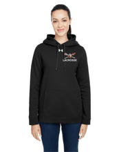 Load image into Gallery viewer, CHS-LAX-307-1 - Under Armour Hustle Pullover Hooded Sweatshirt - Warriors Lacrosse Logo