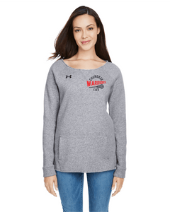 CHS-LAX-309-3 - Under Armour Hustle Fleece Crewneck Sweatshirt - Cherokee Warriors Logo