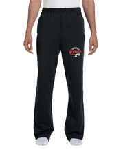 Load image into Gallery viewer, CHS-LAX-315-3 - Jerzees NuBlend® Open-Bottom Fleece Sweatpants - Cherokee Warriors Logo