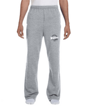 Load image into Gallery viewer, CHS-LAX-315-3 - Jerzees NuBlend® Open-Bottom Fleece Sweatpants - Cherokee Warriors Logo