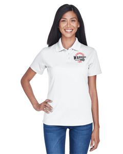 CHS-LAX-507-3 - UltraClub Cool & Dry Stain-Release Performance Polo - Cherokee Warriors Logo