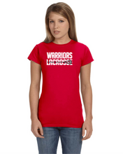 Load image into Gallery viewer, CHS-LAX-615-23- Gildan Softstyle® Short Sleeve T-Shirt - Warriors Lacrosse Logo