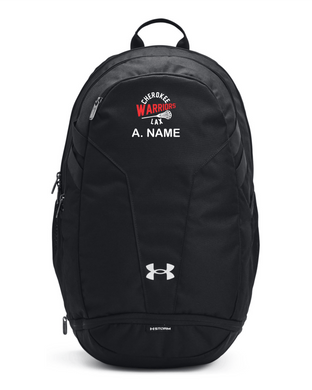CHS-LAX-976-3 - Under Armour Hustle Backpack - Cherokee Warriors Logo & Personalized Name