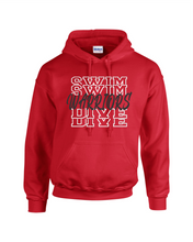 Load image into Gallery viewer, CHS-SD-303-3 - Gildan Hoodie Sweatshirt - Warriors Swim &amp; Dive Logo