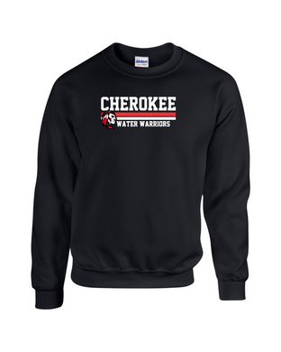 CHS-SD-304-2 - Gildan Adult 8 oz., 50/50 Fleece Crew Sweatshirt - Cherokee Warrior Water Warriors Logo