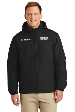 CHS-SD-371-4 - Port Authority Hooded Charger Jacket - Water Warriors Logo & Personalized Name