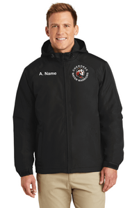 CHS-SD-371-5 - Port Authority Hooded Charger Jacket - Cheorkee Water Warriors Logo & Personalized Name
