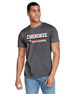 CHS-SD-401-2 - Gildan Adult Softstyle T-Shirt - Cherokee Warrior Water Warriors Logo